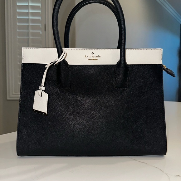 Kate Spade Leather Black & White Purse - Picture 10 of 13